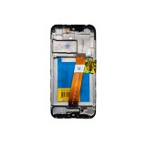 FRONTAL GE-711 SAMSUNG A01F INCELL PRETO COM/ARO