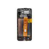 FRONTAL SAMSUNG A12 PRETO GE-721 C/ARO