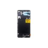 FRONTAL GE-OOO SAMSUNG A71 OLED PRETO C/ARO